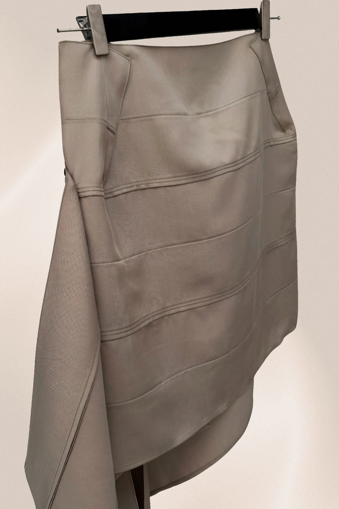 YURIE MINI SKIRT / Lyocell TENCEL ~ slate grey - Shohei-collection