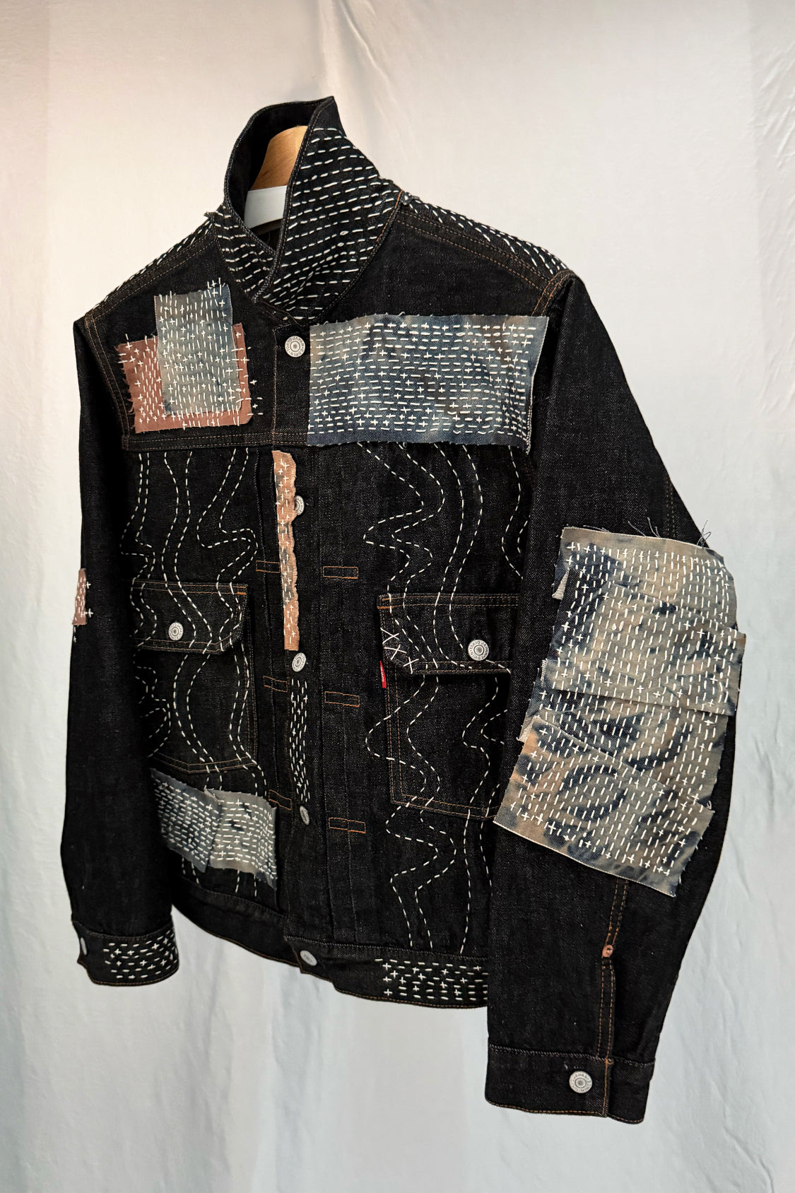 ZEN DENIM JACKET - EDWIN x SHOHEI 505ZX01 / black selvage denim - Shohei-collection