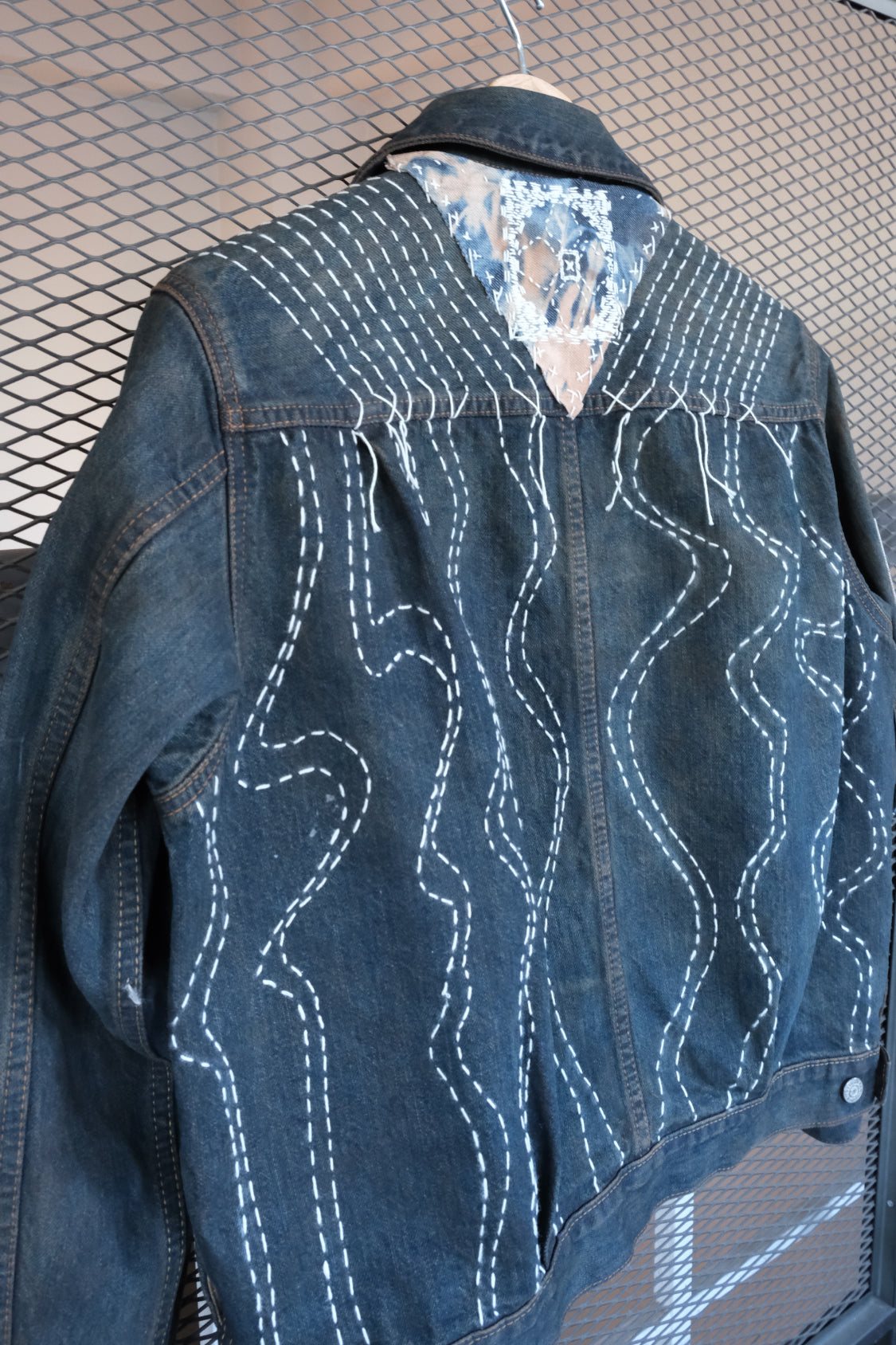 ZEN DENIM JACKET - EDWIN x SHOHEI 505ZX02 / selvage denim x persimmon dye - Shohei-collection