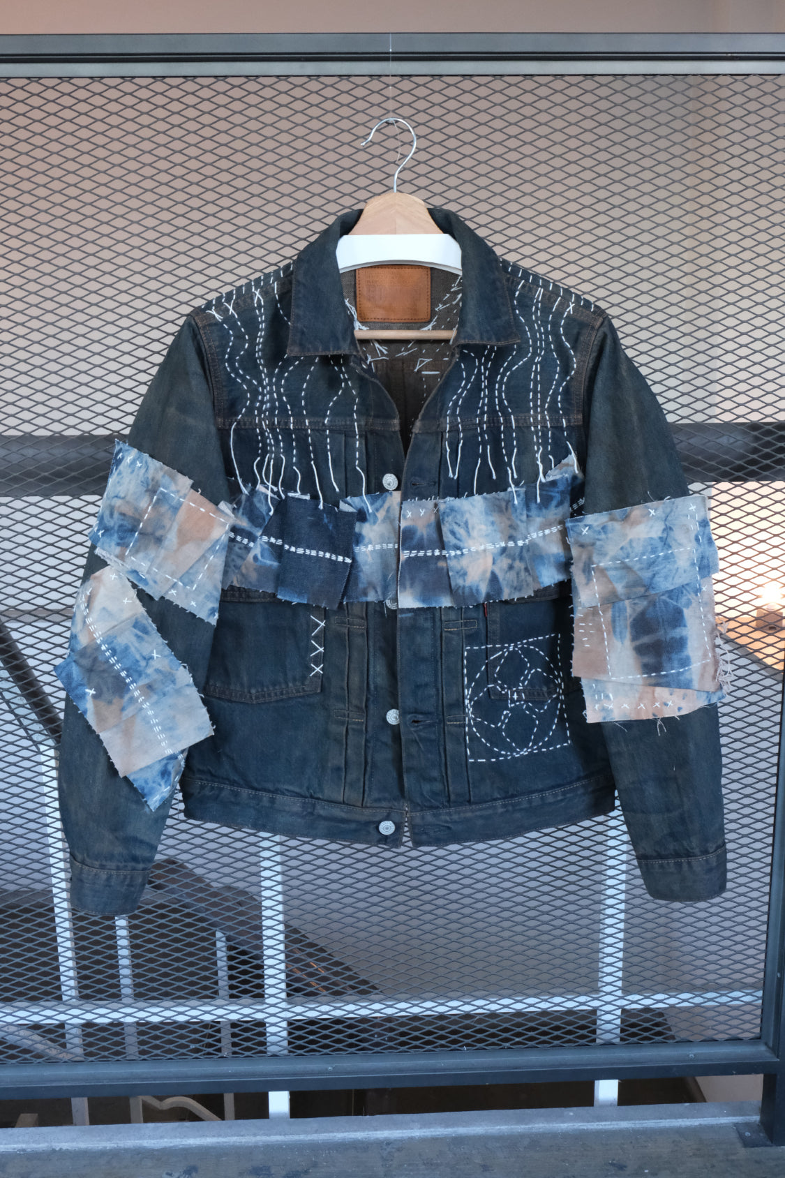 ZEN DENIM JACKET - EDWIN x SHOHEI 505ZX02 / selvage denim x persimmon dye - Shohei-collection