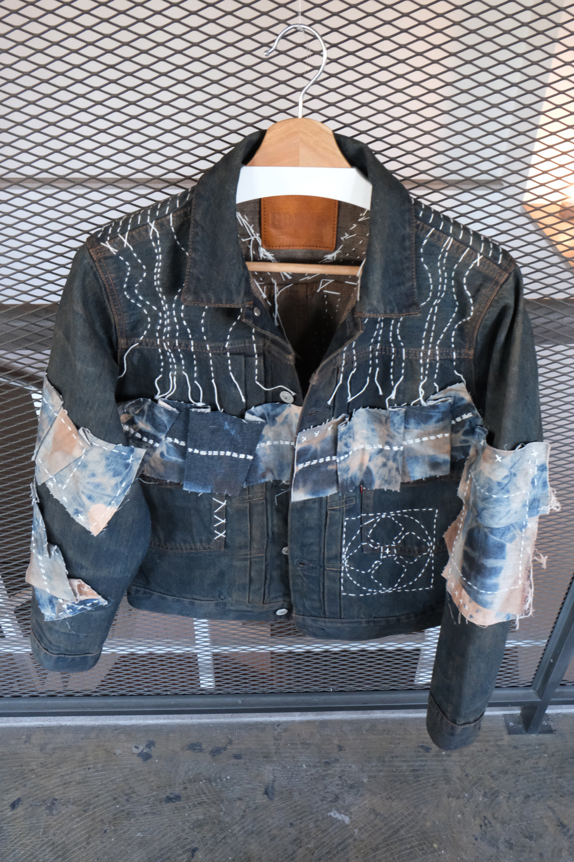 ZEN DENIM JACKET - EDWIN x SHOHEI 505ZX02 / selvage denim x persimmon dye - Shohei-collection
