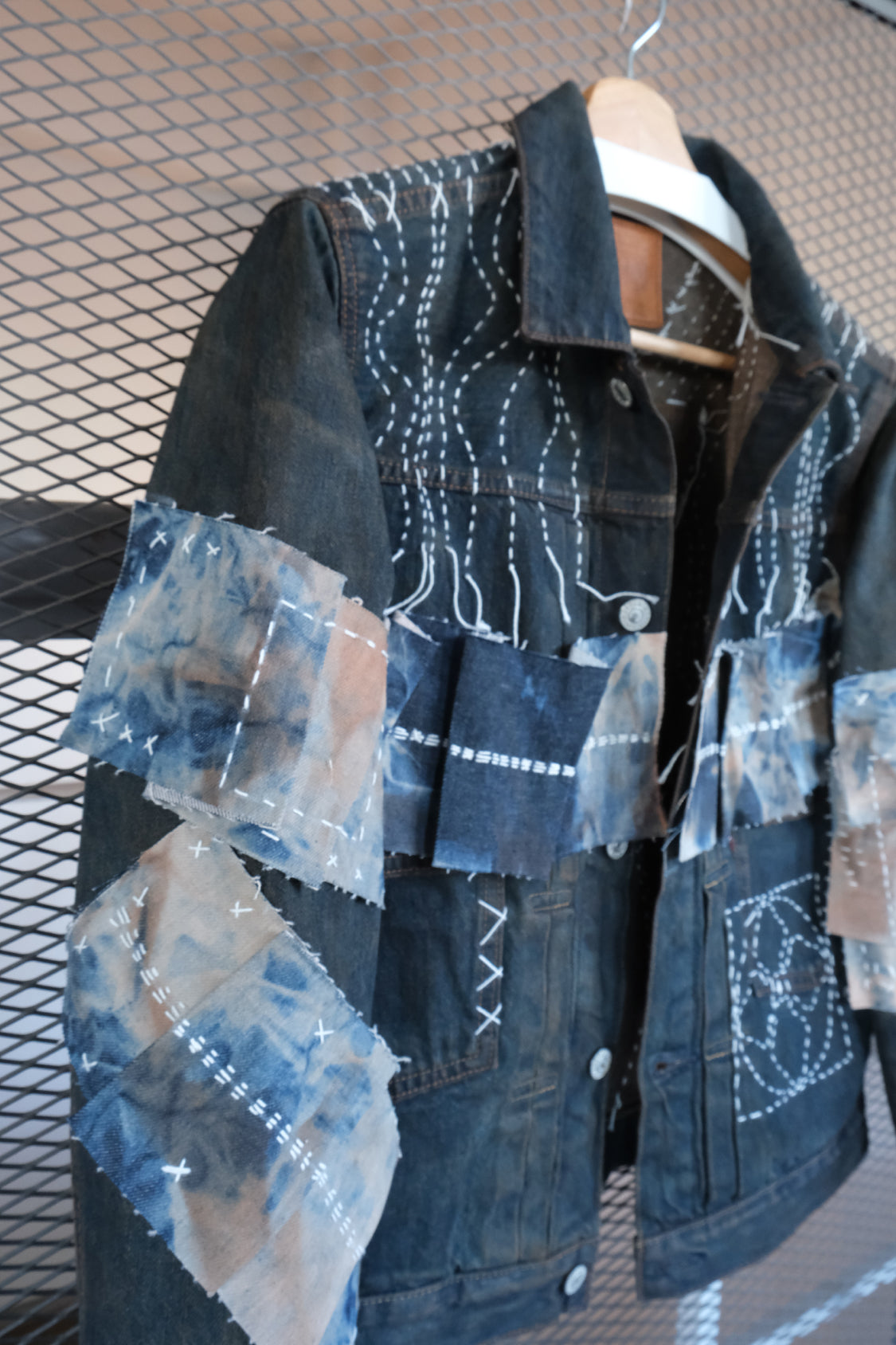 ZEN DENIM JACKET - EDWIN x SHOHEI 505ZX02 / selvage denim x persimmon dye - Shohei-collection