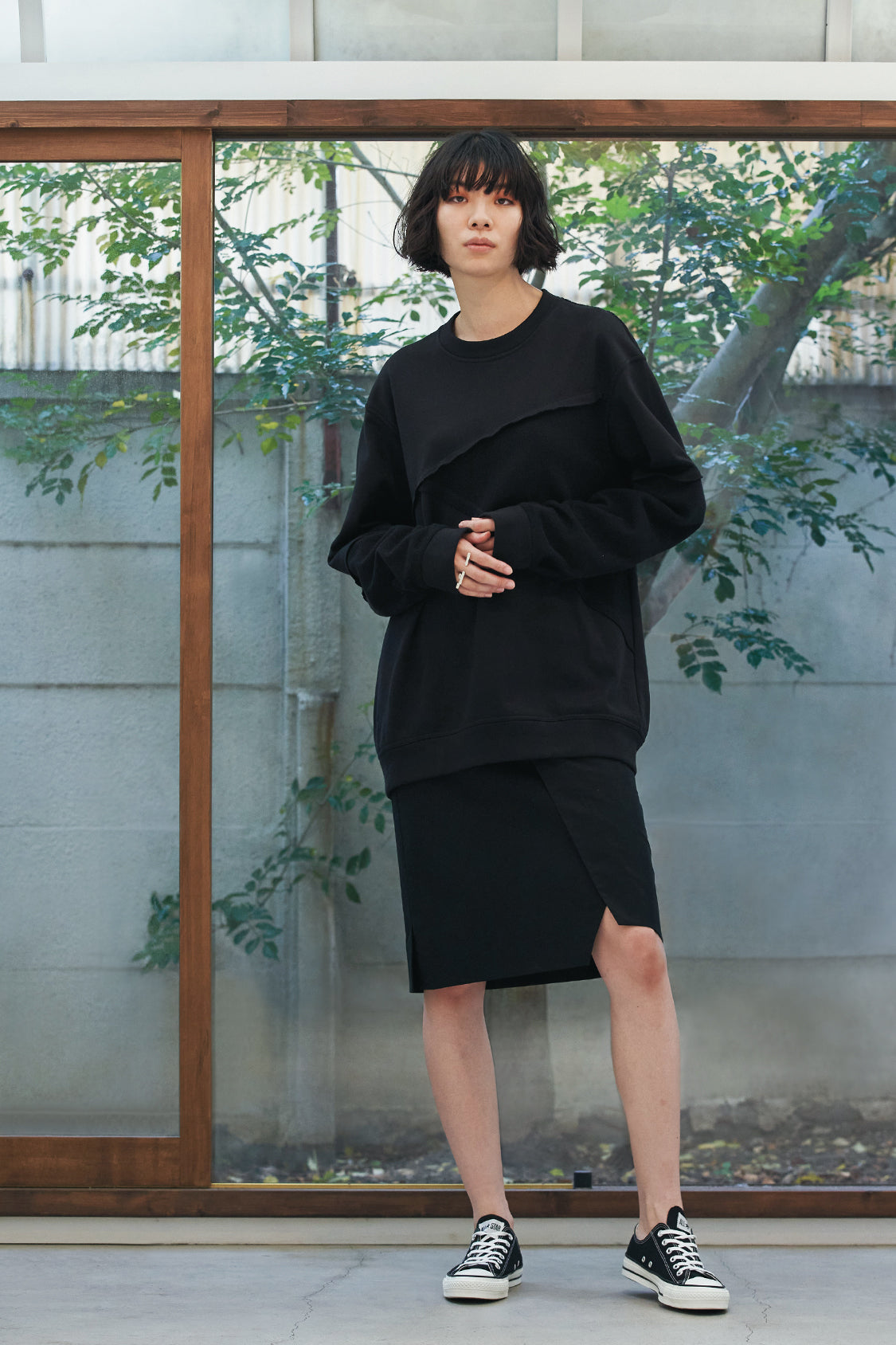 DAI CONTRAST SWEATER / unisex - Shohei-collection