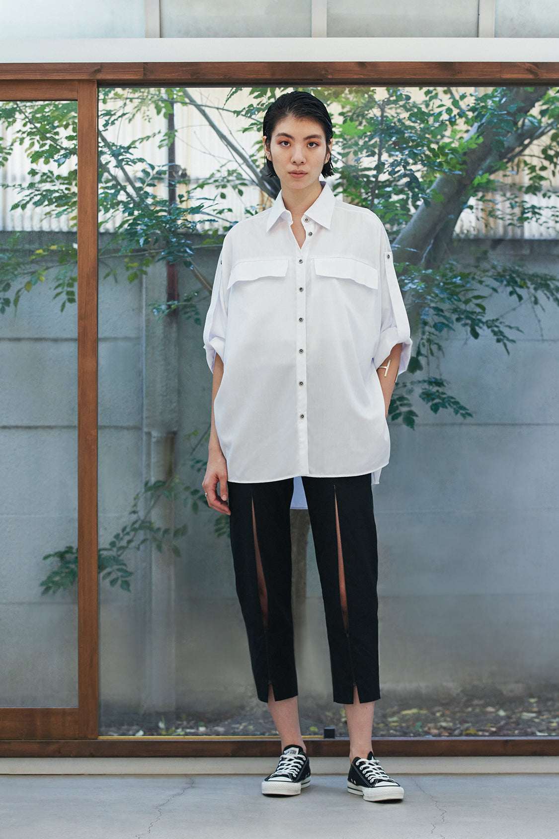 KUYURI BLOUSE / Lyocell TENCEL™ - Shohei-collection