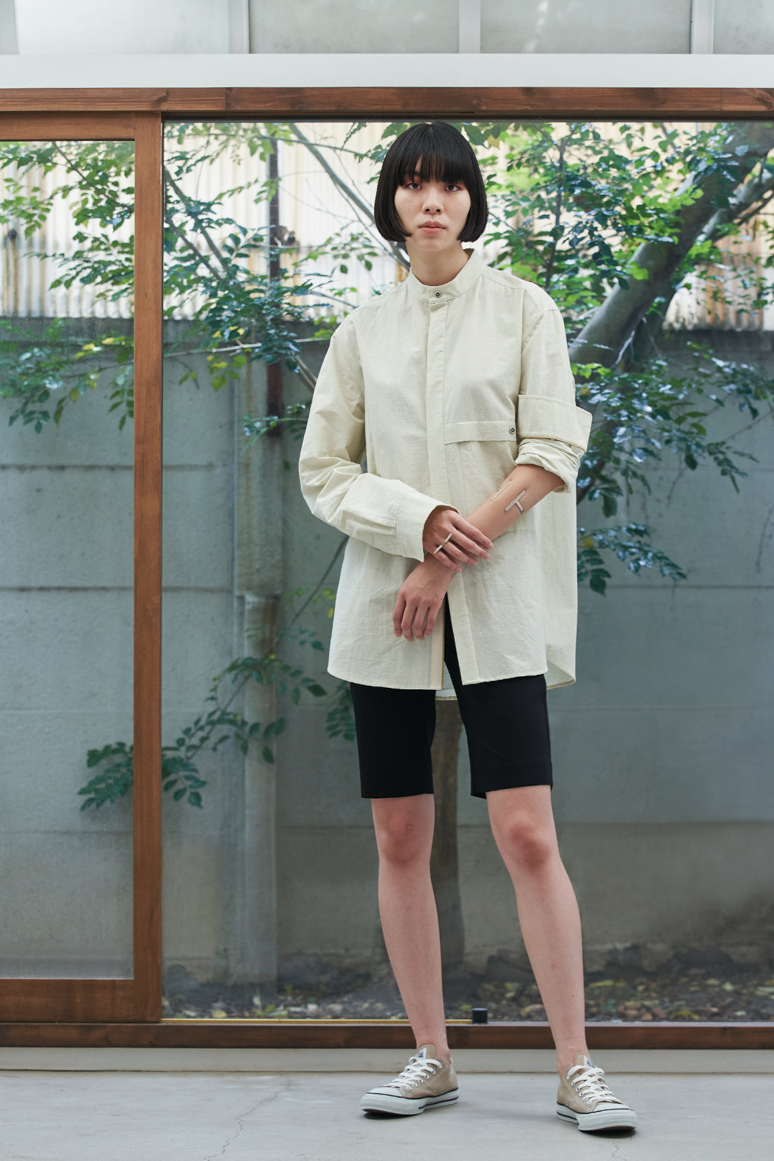 MAKATO SHIRT / matcha dye shirt - Shohei-collection