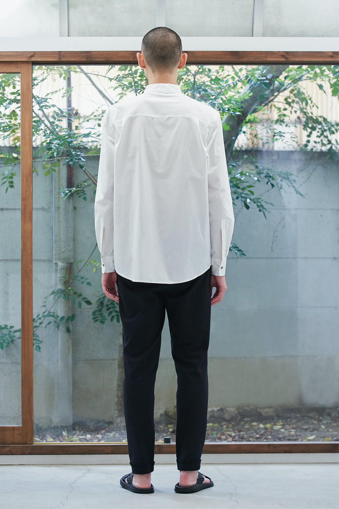 japanese style dress shirt Hikari Stripe Shirt Japanese Workwear Style M