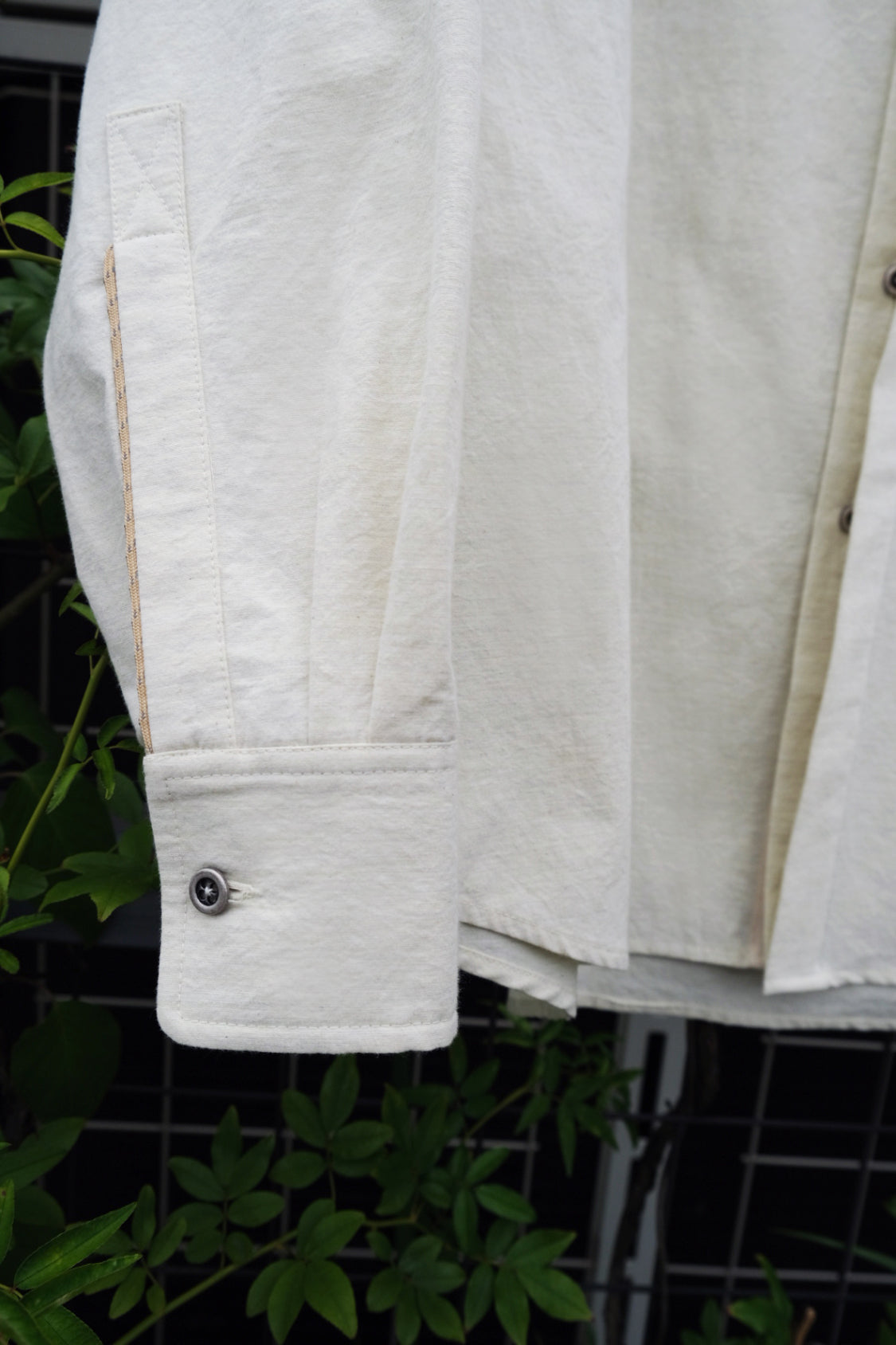 MAKATO SHIRT / matcha tea dye - Shohei-collection