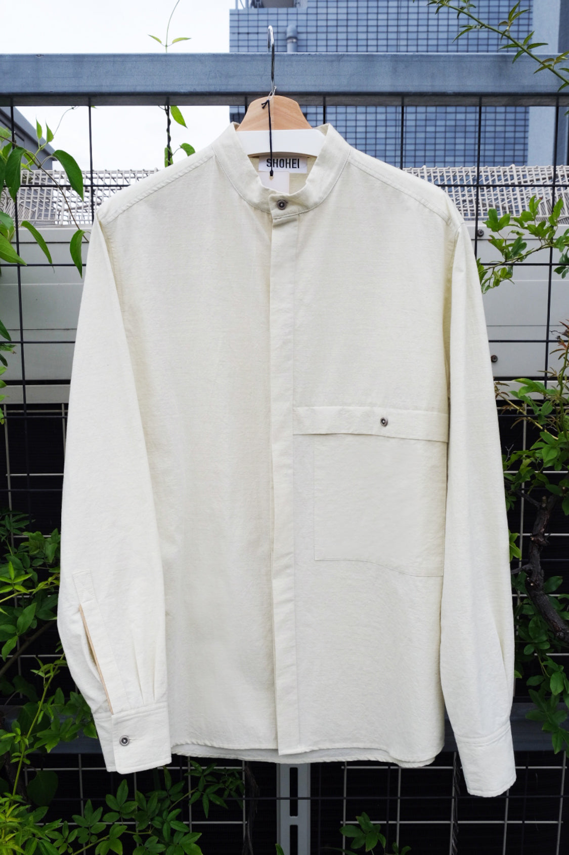 MAKATO SHIRT / matcha tea dye - Shohei-collection
